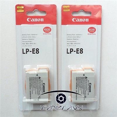 Pin máy ảnh kỹ thuật số Canon LP-E8 chất lượng,giá rẻ.