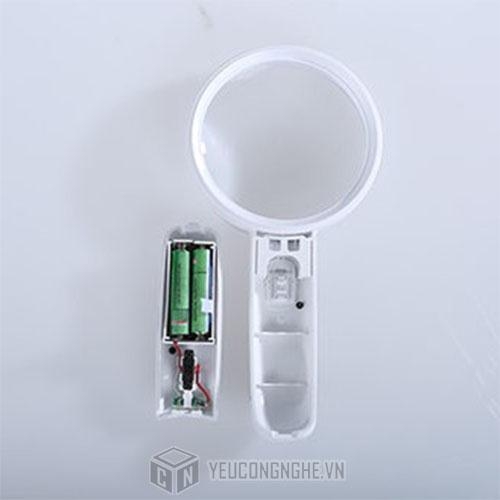 Kính lúp 2 cầm tay 2 đèn Led cỡ to