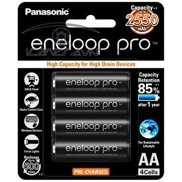 Pin sạc AA eneloop pro BK-3HCCE chính hãng Panasonic