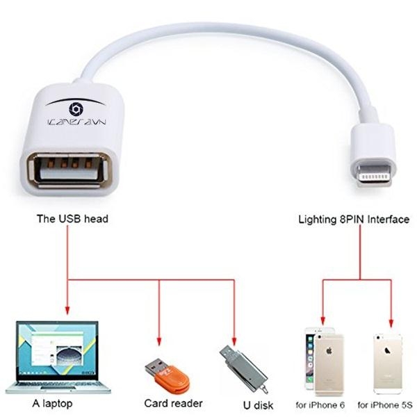 Cáp Lightning to USB Female cho iPhone iPad giá rẻ