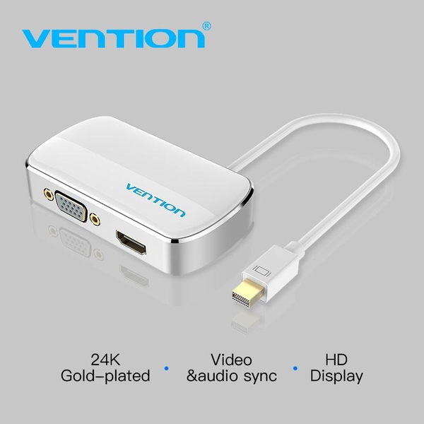 Cáp chuyển đổi 2 trong 1 Mini Displayport ra HDMI/VGA - Vention converter HBBWB