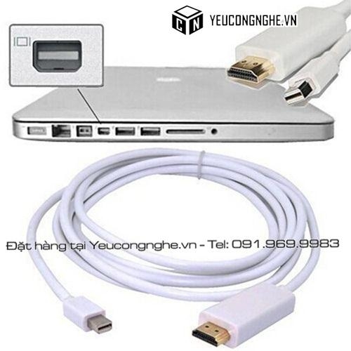 Cáp kết nối Mini displayport ra cổng HDMI 1.8m cho MacBook Pro, Air, iMac