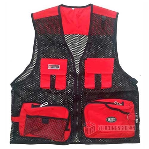 Áo khoác nhiếp ảnh nhiều túi cho nhà báo, nhiếp ảnh gia Haolong sport H601