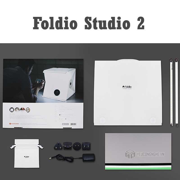 Bộ chụp sản phẩm FoldioStudio 2 plus kèm đèn chuyên nghiệp