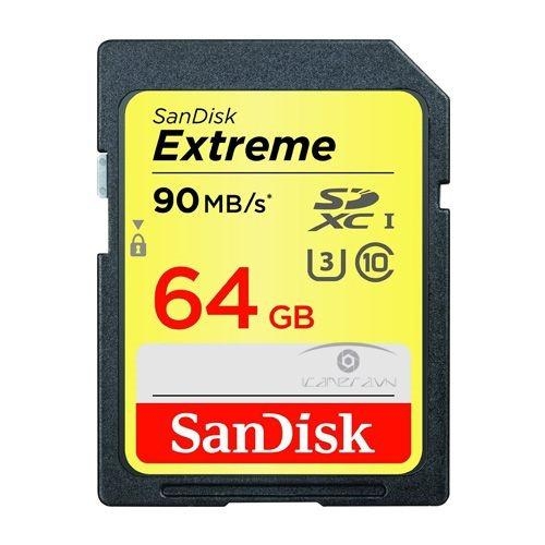 Thẻ nhớ SD SanDisk SDHC Extreme 64GB tốc độ 90MB/s SDSDXNE-064G-GNCIN