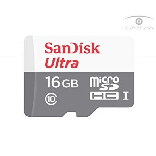 Thẻ Nhớ MicroSDXC SanDisk Ultra 16GB 80MB/s chính hãng SDSQUNS-016G-GN3MN