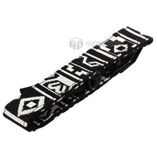 Dây đeo máy ảnh cho Canon Nikon Sony họa tiết thổ cẩm LC04 Lynca