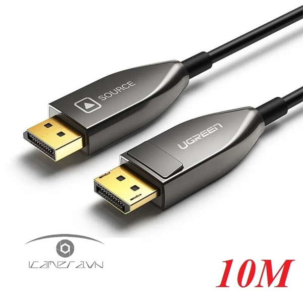 Cáp Displayport 1.4 sợi quang dài 10m Ugreen 60270 hỗ trợ 8K/60Hz