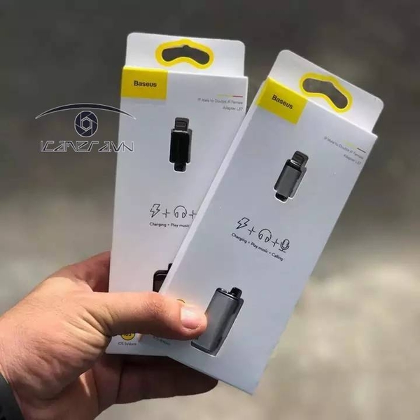 Bộ chia cổng Lightning 1 ra 2 Baseus L37