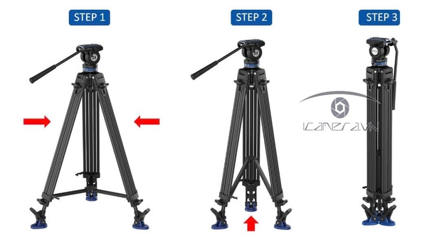 Chân máy quay Benro KH26PC