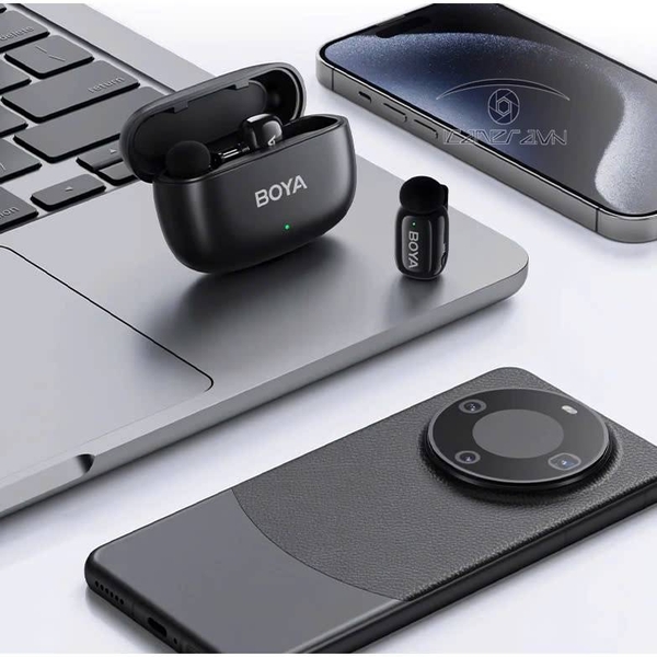 Boya Mini - Micro Đôi thu âm không dây 2 trong 1