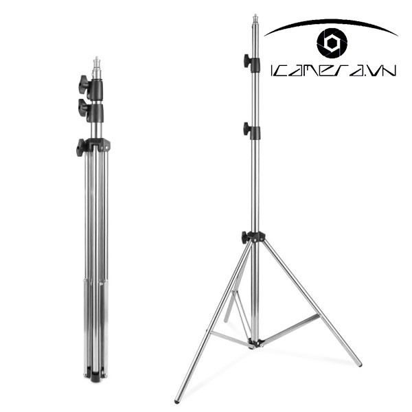 Chân đèn inox 2.1m cho Studio