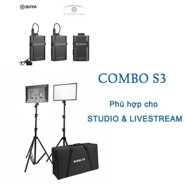 Combo S3 thiết bị quay phim chụp ảnh