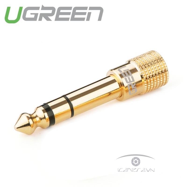 Giắc chuyển đổi âm thanh Audio 3.5mm sang 6.35mm chính hãng Ugreen 20503