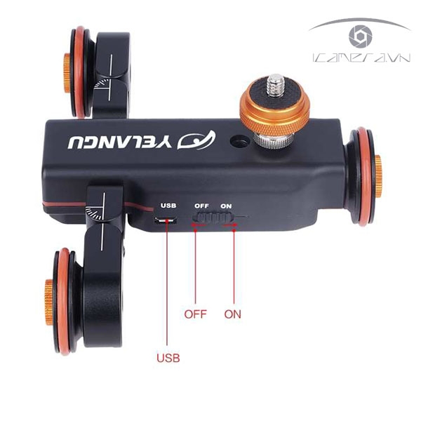 Dolly điện Yelangu L4X kèm điều khiển từ xa