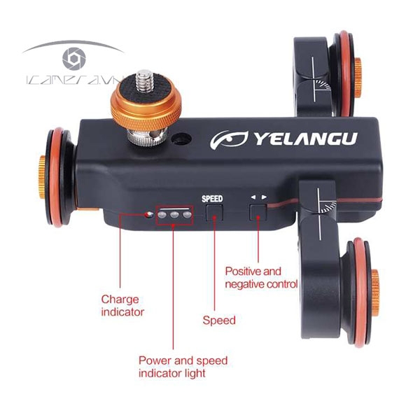 Dolly điện Yelangu L4X kèm điều khiển từ xa