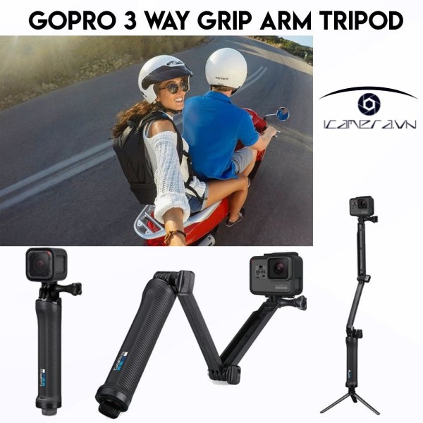 Gậy đa năng Grid/Arm/Tripod hàng Gopro chính hãng
