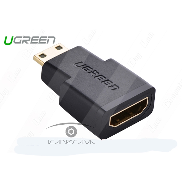 Đầu chuyển Mini HDMI to HDMI (âm) Ugreen 20101