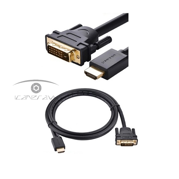 Cáp HDMI to DVI (24+1) Ugreen chính hãng 10137/10138/10166