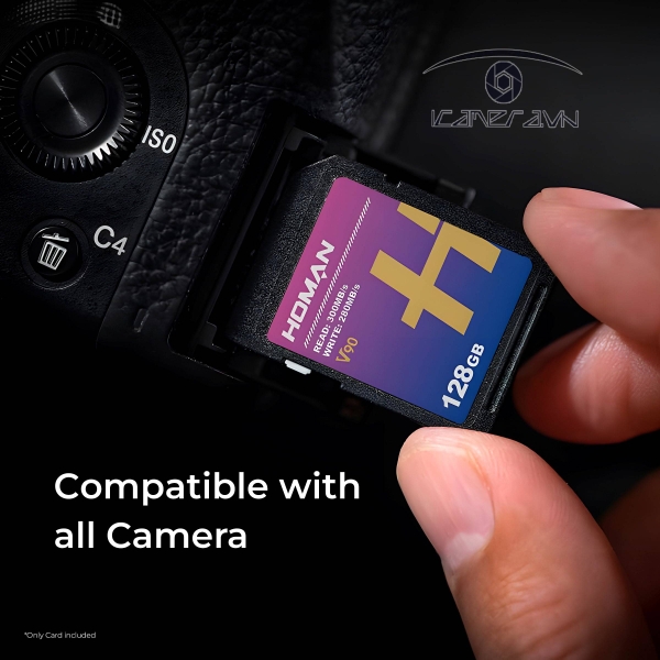 Thẻ Nhớ Homan UHS-II SD Card ( V90 ) 64/128GB