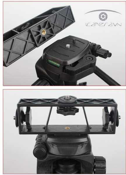 Bộ giá đỡ điện thoại gắn tripod livestream 3 máy L3N (Cỡ nhỏ)