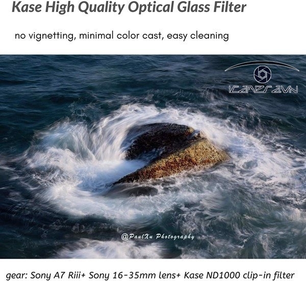 Kase Clip-in 4 Filter Kit MCUV Light pollution ND64 ND1000 3 6 10 Stop Dedicated for Sony Alpha Camera (FCSSL)