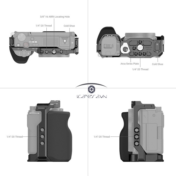 Khung SmallRig 3538B có tay cầm cho máy ảnh Sony ZV-E10