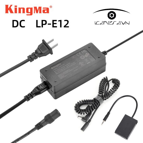 Bộ trợ nguồn Pin ảo cho máy ảnh Kingma LP-E12