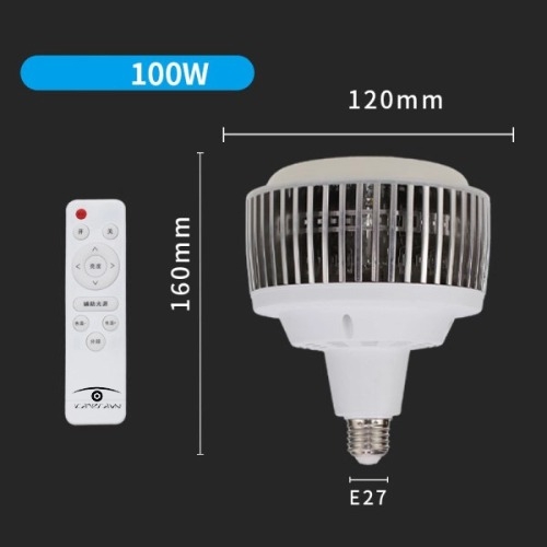 Bóng đèn led 100w quay phim chụp ảnh có điều khiển từ xa