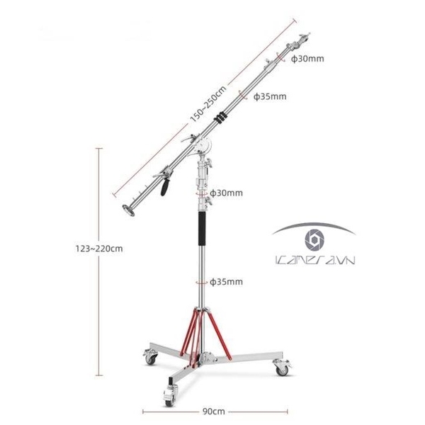 Chân đèn lightstand boom L5-120 Plus