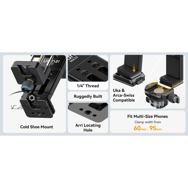 Ulanzi MA33 - Ngàm kẹp điện thoại