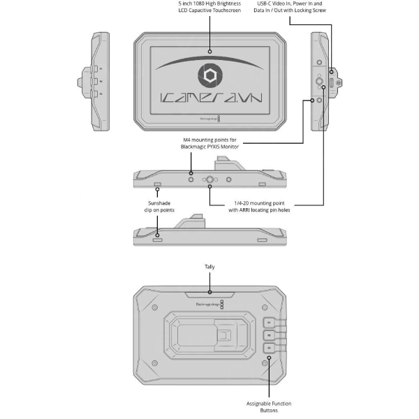 Màn hình Blackmagic PYXIS