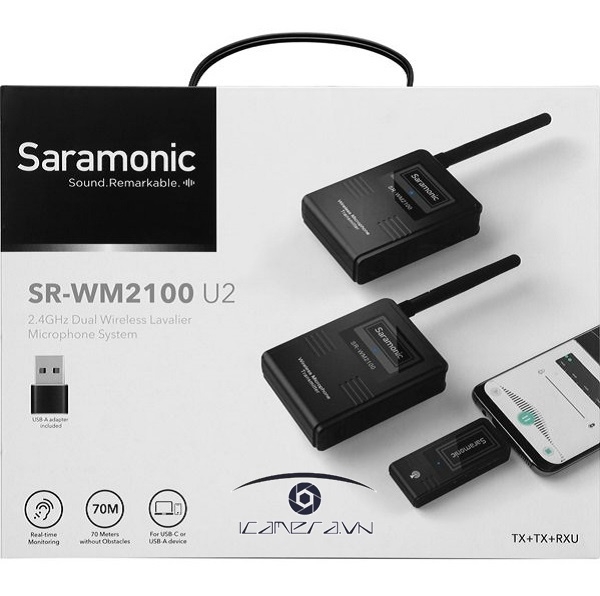 Mic thu âm Saramonic SR-WM2100 U2