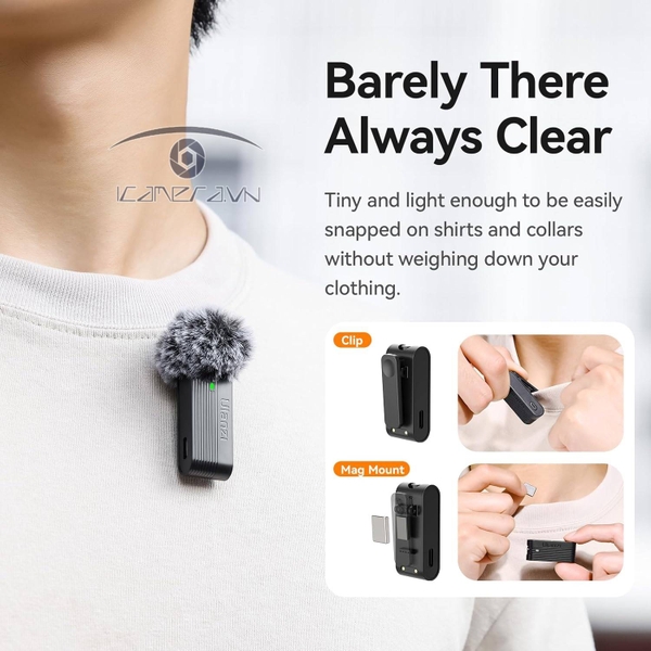 Micro cài áo không dây Ulanzi A100