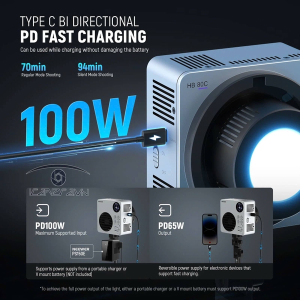 Đèn led NEEWER HB80C 80W RGBWW