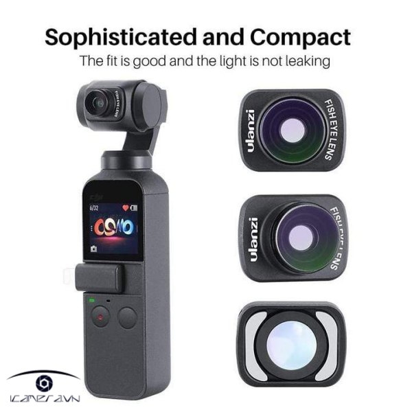 Ống kính Ulanzi OP-8 Fish Eye cho Osmo Pocket - FUEA8