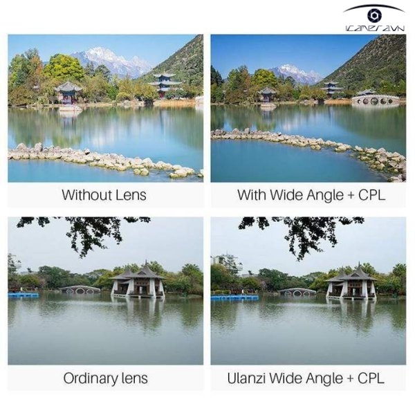 Ống kính góc rộng wide lens Ulanzi 16mm cho điện thoại