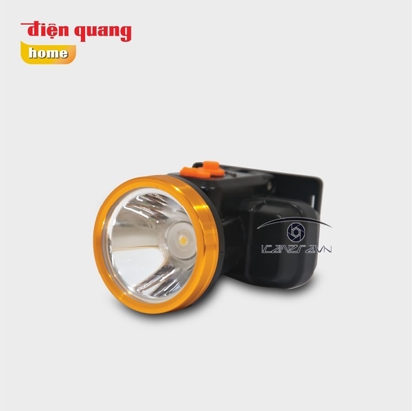 Đèn pin đội đầu Điện Quang ĐQ PFL16 R BLY ( Pin sạc Lithium, Đen – Vàng, 2.5W)