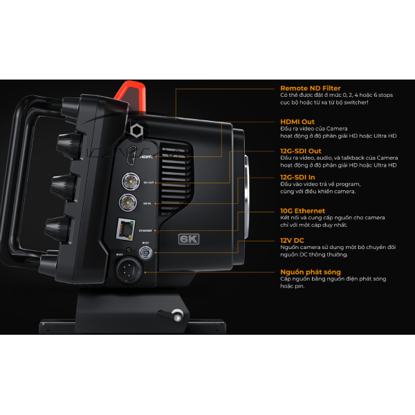 Máy quay phim Blackmagic Studio Camera 6K Pro