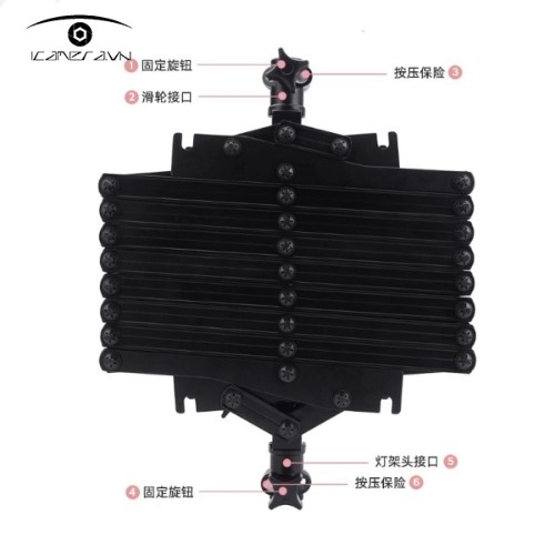 Dàn ray treo đèn studio bộ 4 