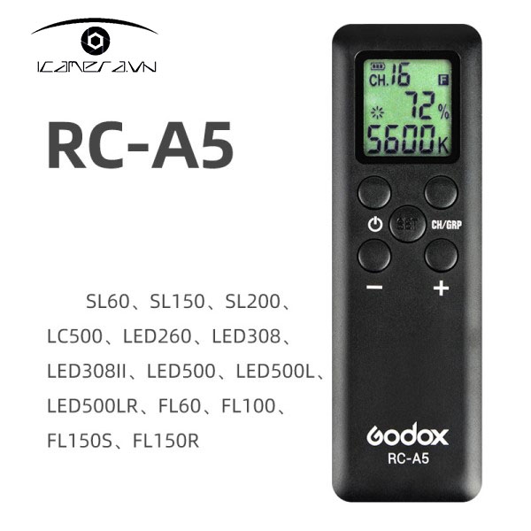 Điều khiển từ xa Godox RC-A5 cho Đèn series SL