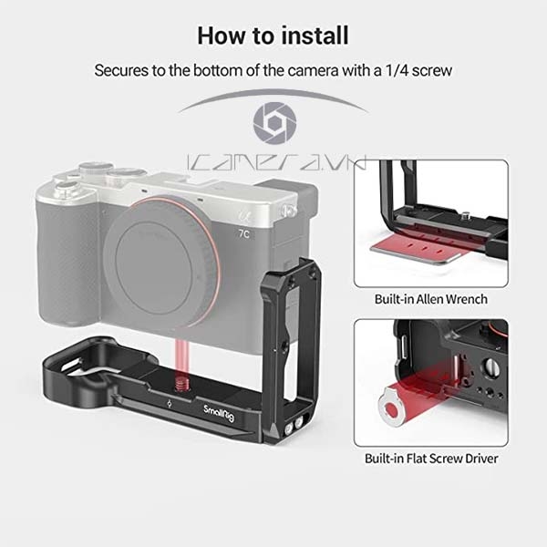 Giá đỡ hình chữ L cho máy ảnh Sony A7C – SmallRig 3089 (NRS52)