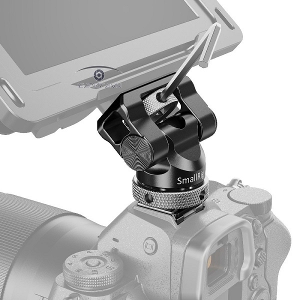 SmallRig BSE2346B - Swivel and Tilt Monitor Mount with Cold Shoe