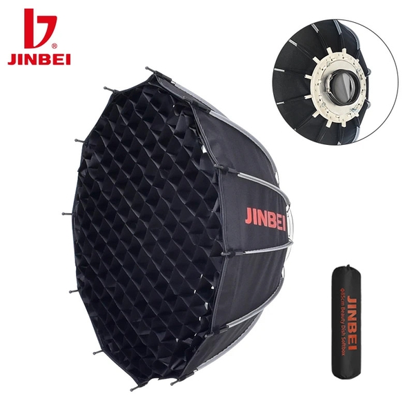 Softbox Beauty Dish Jinbei 105cm có lưới tổ ong