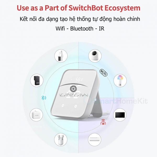 Bộ trung tâm SwitchBot Hub Gen 2 hỗ trợ Matter HomeKit