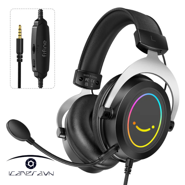 Tai nghe Gaming Fifine AmpliGame H3 RGB LED 