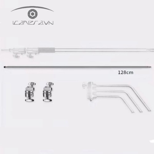 Tay boom và củ treo đèn inox