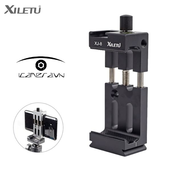 Kẹp điện thoại Xiletu XJ-8 thế hệ II hợp kim nhôm đa năng chính hãng giá tốt