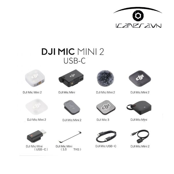 DJI Mic Mini 2 phiên bản 1TX 1RX  chính hãng giá rẻ