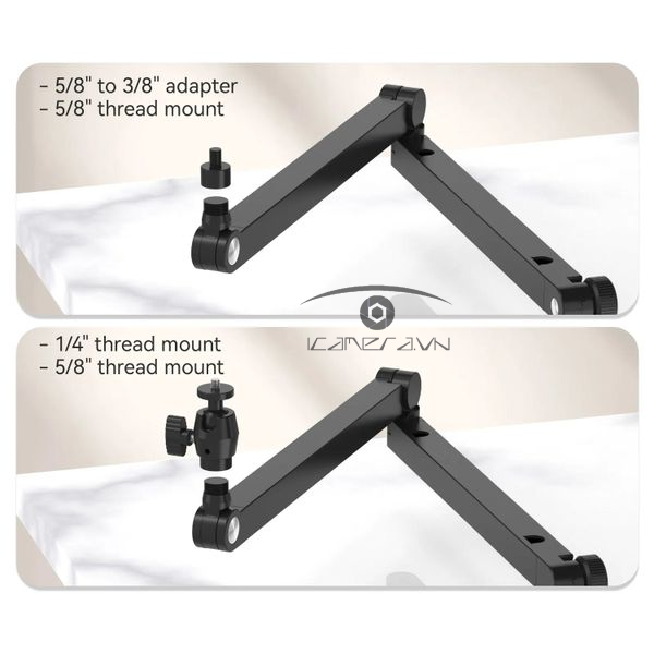 Tay arrm kẹp mic Ulanzi TM01